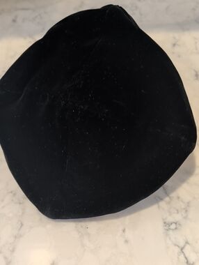 Black Vintage Velvet Hat Neiman Marcus